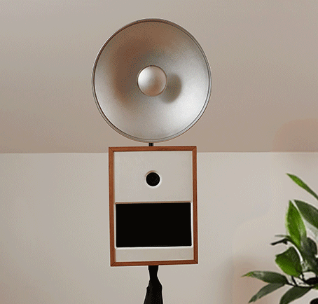 360 Grad Ansicht der Fotobox